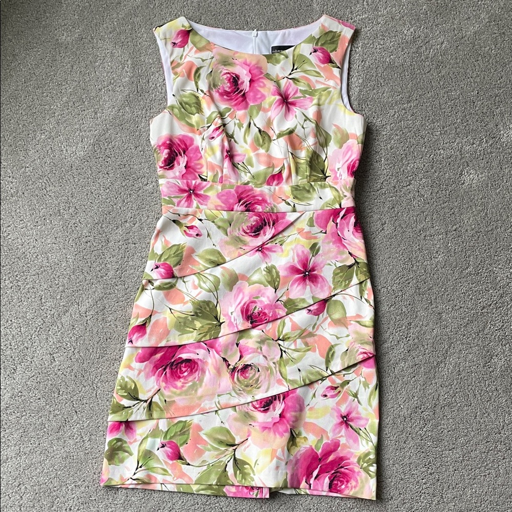 Connected Apparel Floral Dress